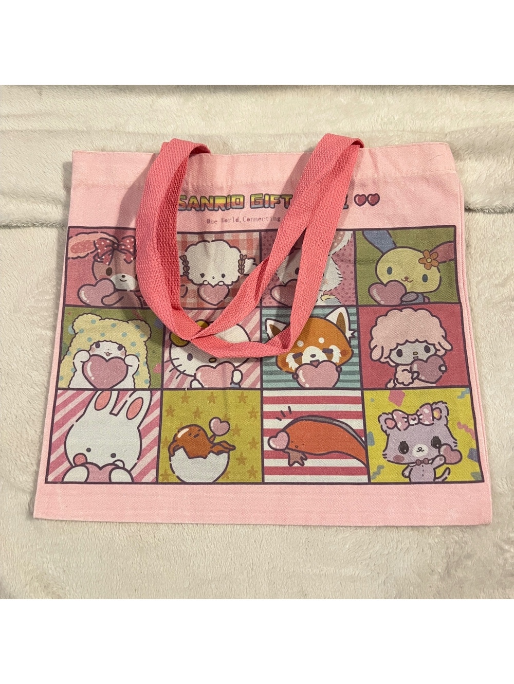 Sanrio Gift Gate Pink Tote Bag